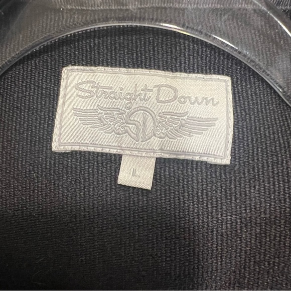 Women's Straight Down Gray and White Jacket Large Golf - Picture 5 of 5